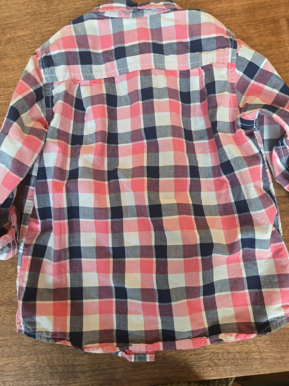The Childrens Place plaid button